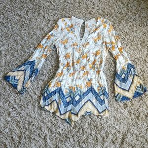 Boho Floral Romper